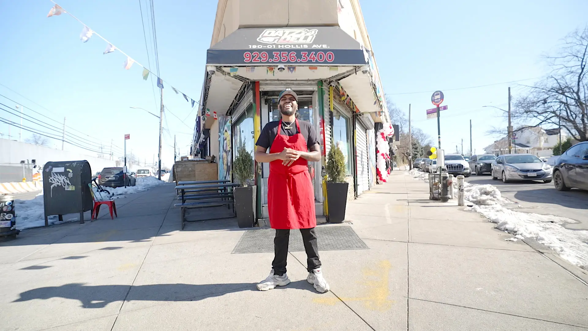Joshua Dat outside of Datz Deli