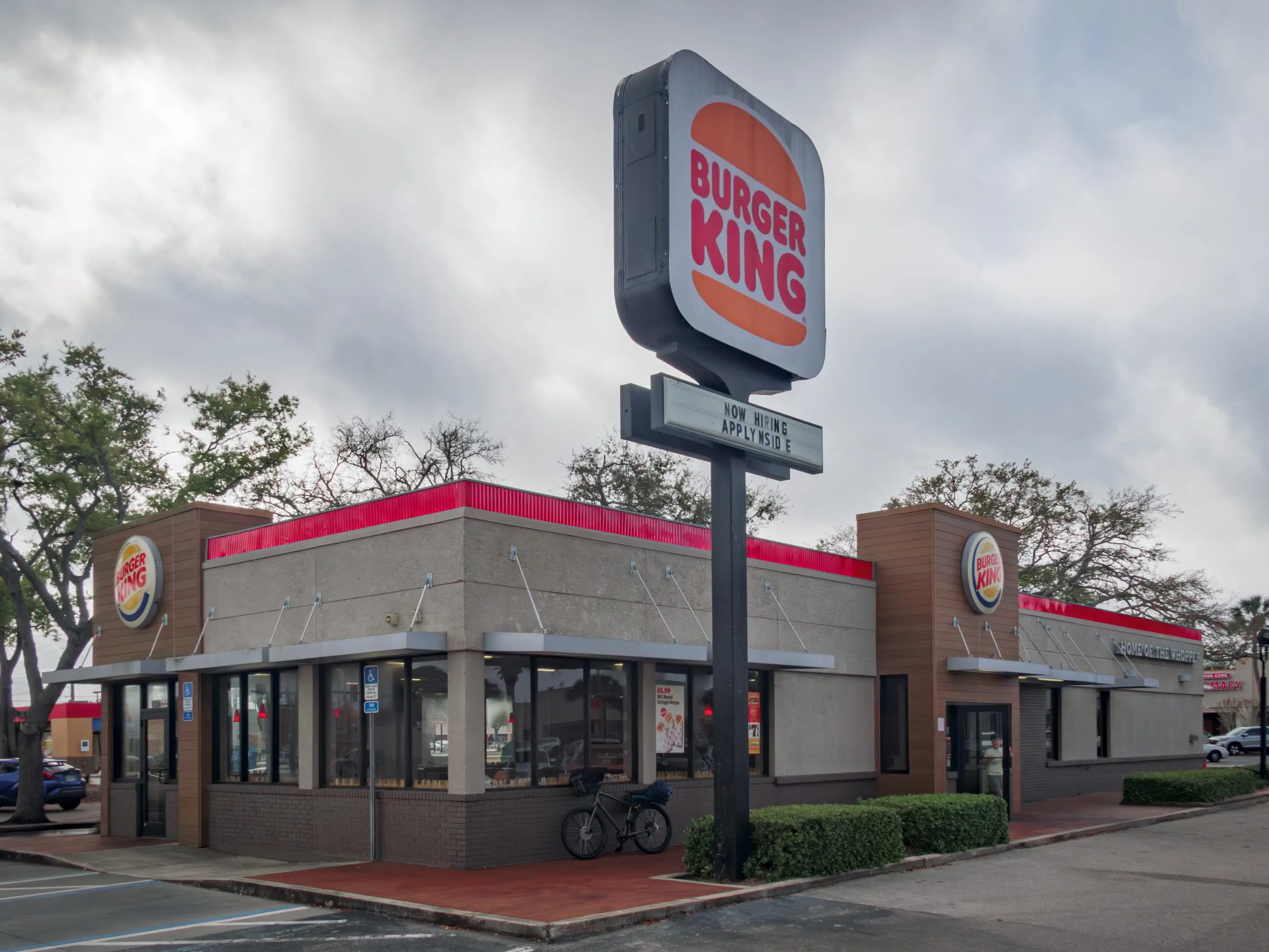 A Burger King store in Venice, Florida.