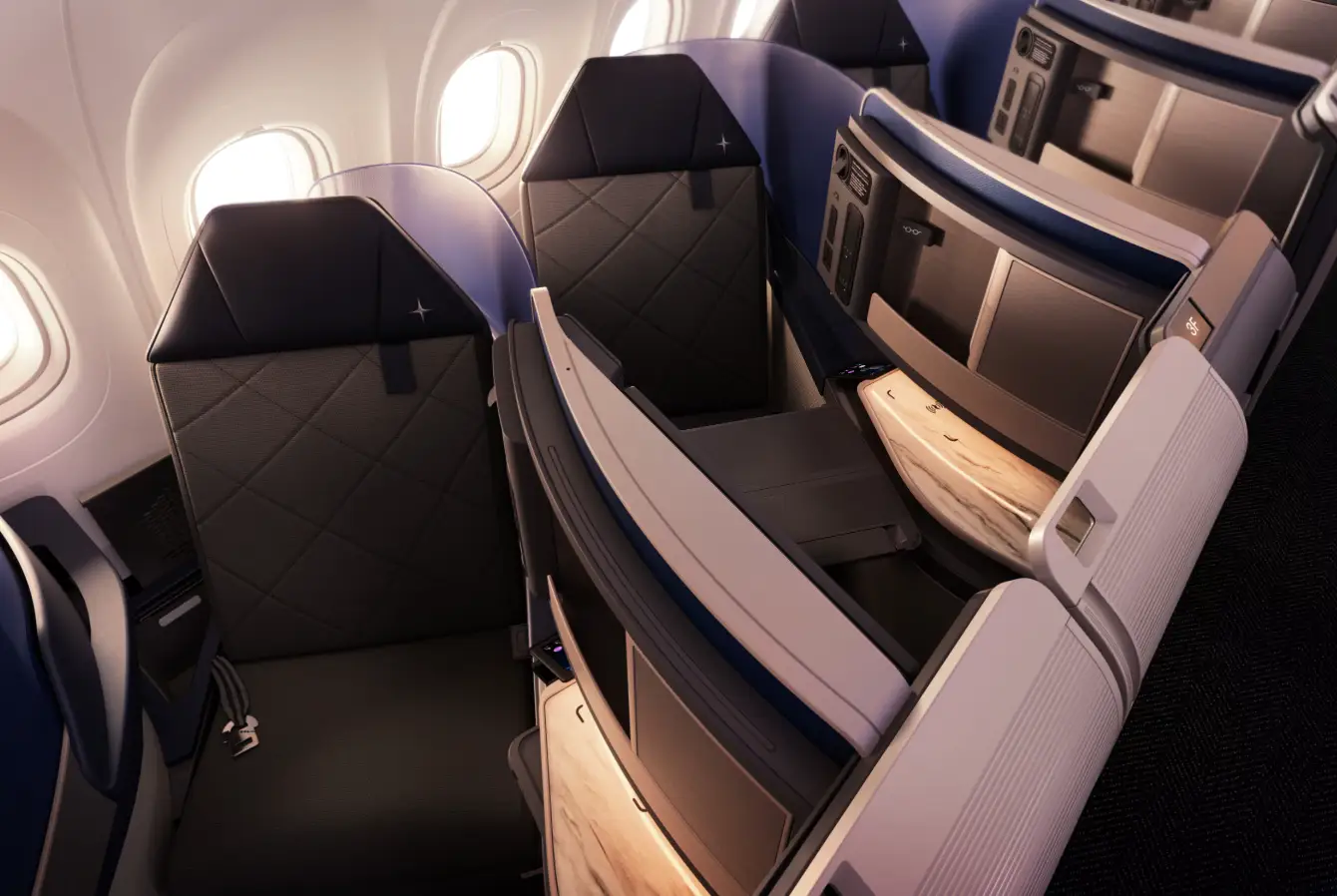 A rendering of United Airlines' A321XLR.