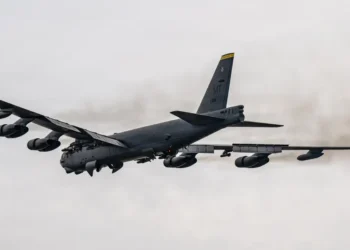 The US military says its 70-year-old B-52 bombers are now flying overland missions as air superiority expands