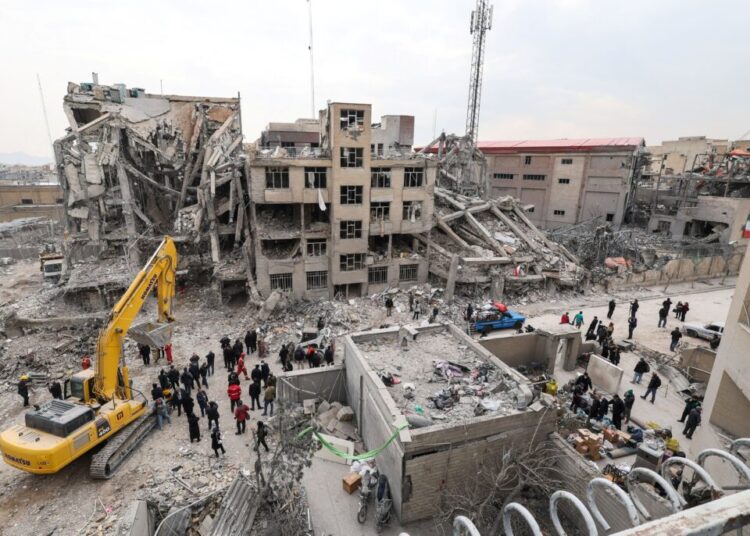 Satellite analysis aims to identify structures hit in strikes across Iran