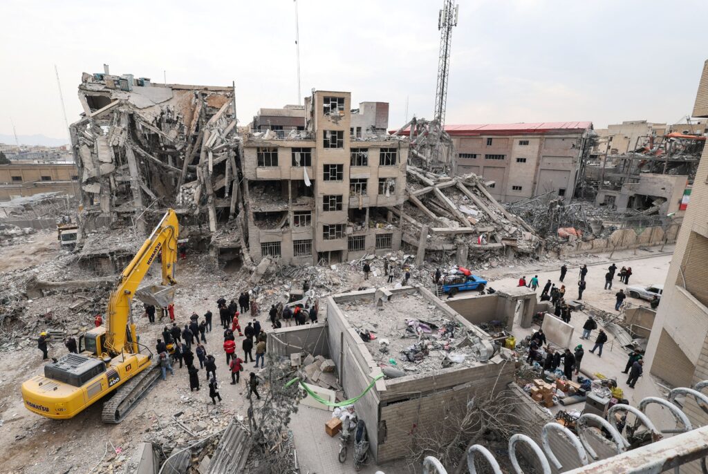 Satellite analysis aims to identify structures hit in strikes across Iran