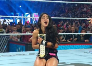 AJ Lee Makes History at WWE Elimination Chamber