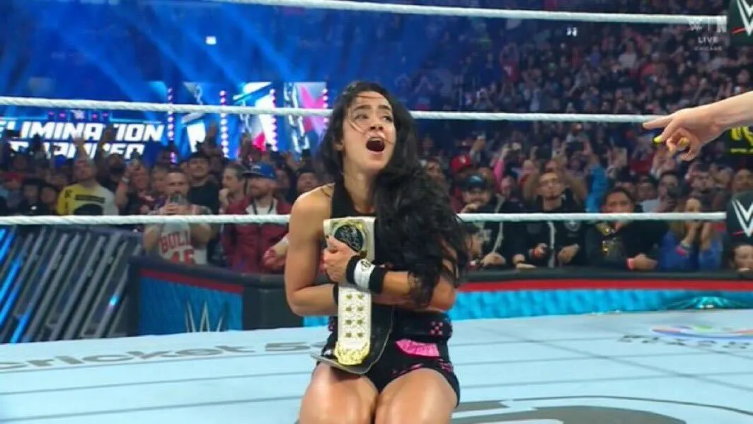 AJ Lee Makes History at WWE Elimination Chamber