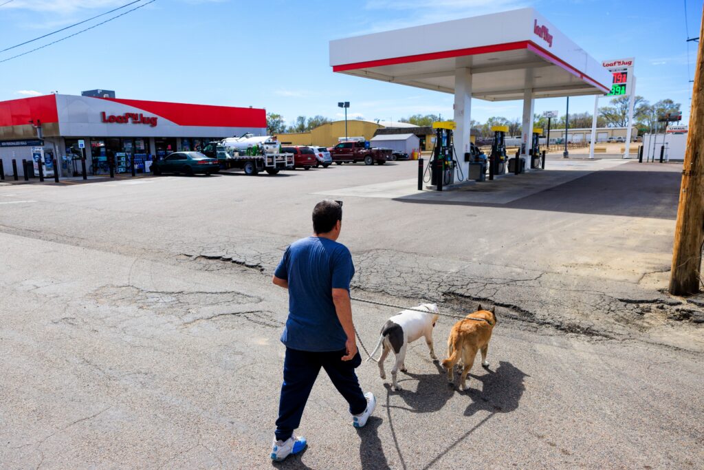 One gas station, two drivers and three fill-ups: The Iran war hits home