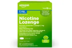 A box of nicotine lozenges 