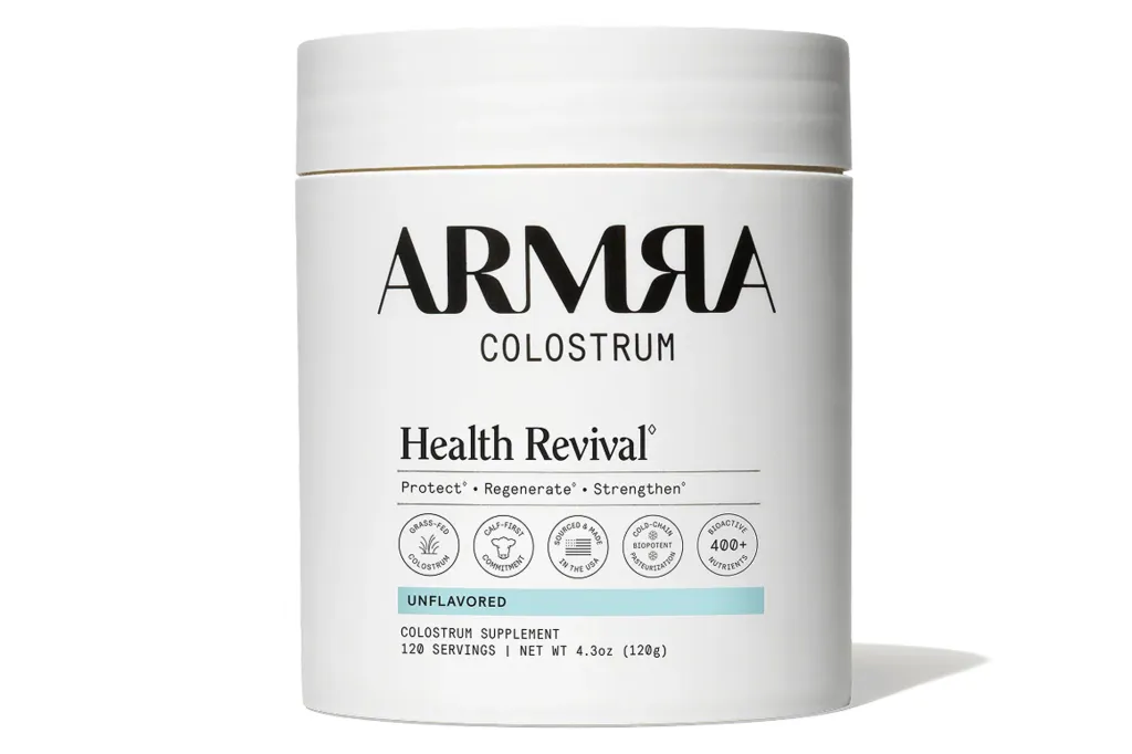 Armra Colostrum Health Revival supplement.