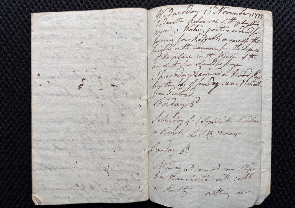 A general’s lost journal reveals life inside the British siege of Boston