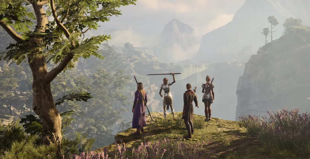 A photo of the main party in Baldur's Gate 3