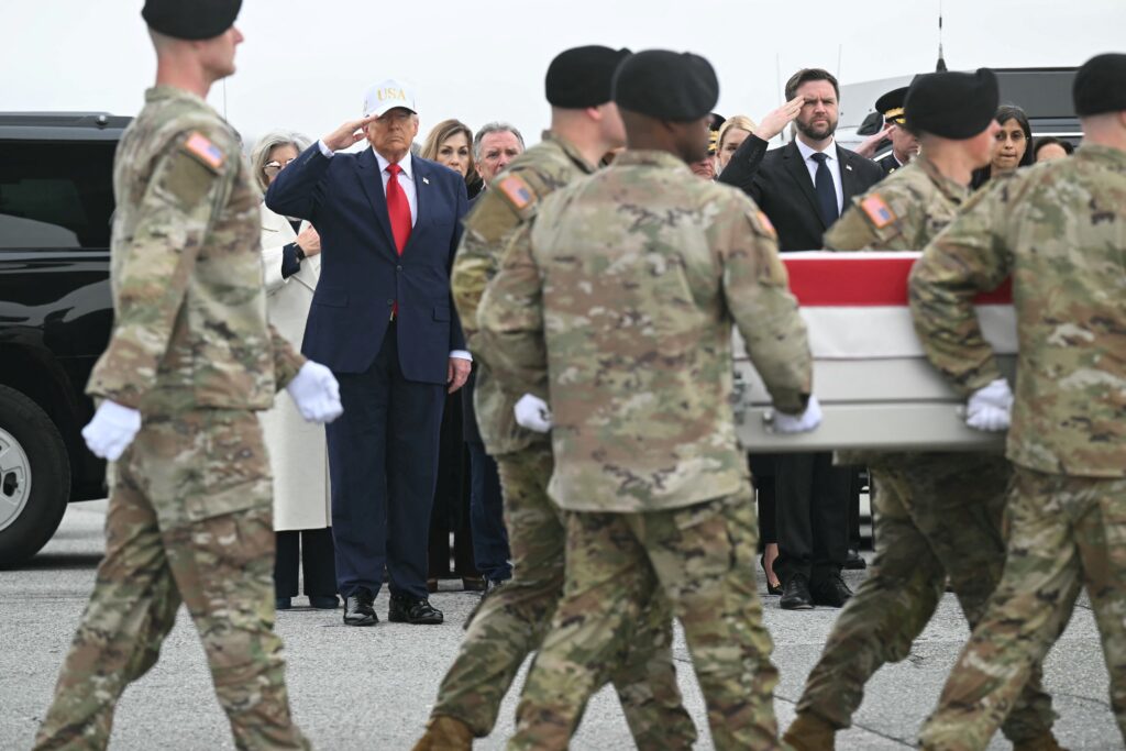 Trump honors U.S. troops killed in war, says Iran targets will expand