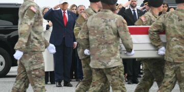 Trump says Iran targets will expand, honors U.S. troops killed in war