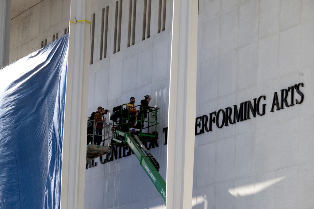 Preservationists sue Trump to stop Kennedy Center renovation