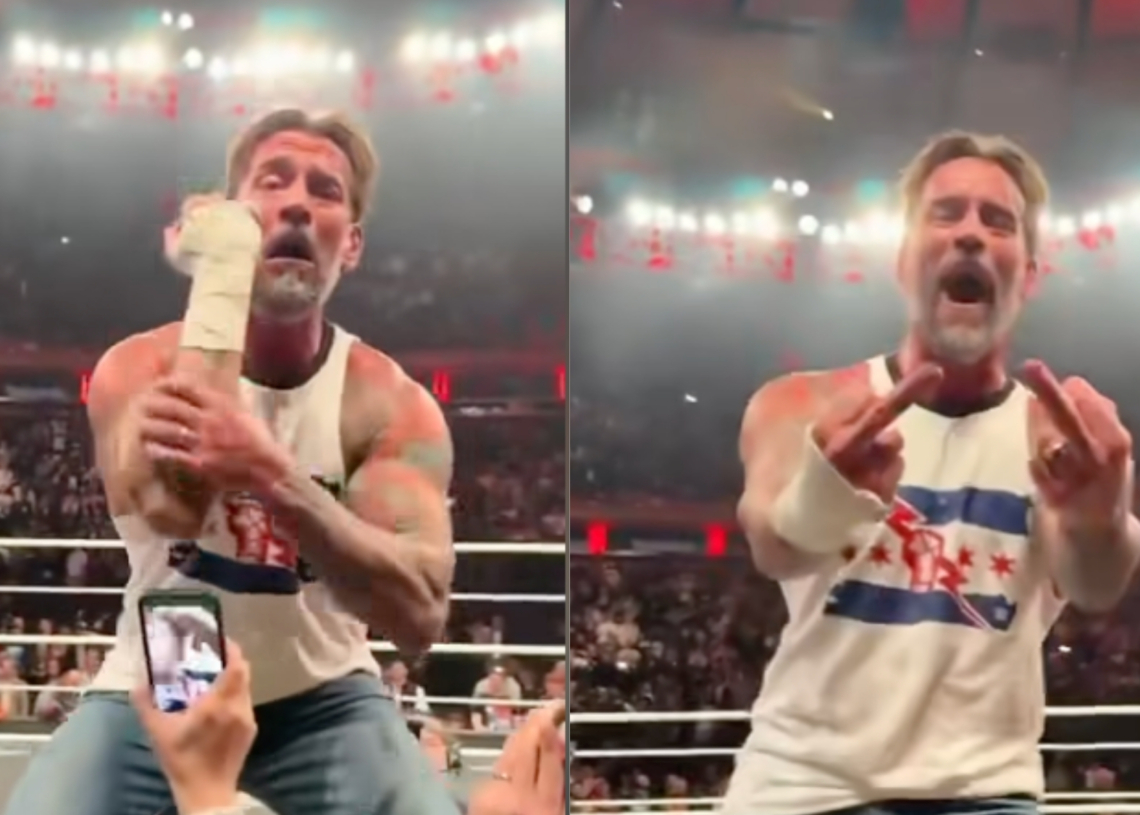 WATCH: CM Punk Cussed Out a Roman Reigns Fan After WWE Raw Went Off the Air