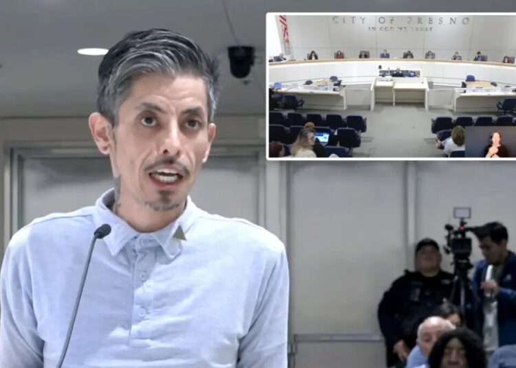 Sex offender stages showdown at Fresno city hall, demands right to run for office
