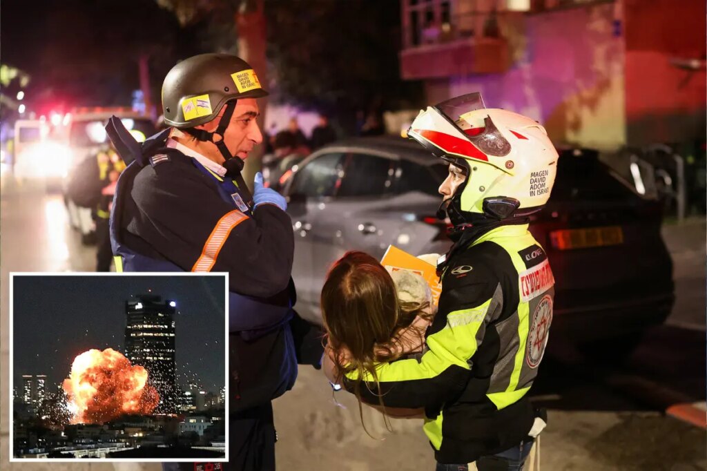 1 dead, at least 20 injured in Israel after Iranian missile hits Tel Aviv