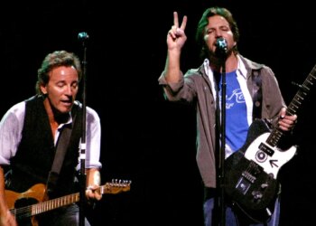 The ‘Terrifying’ Experience Eddie Vedder Had With Bruce Springsteen: ‘Don’t Let the Shark Know You’re Scared’