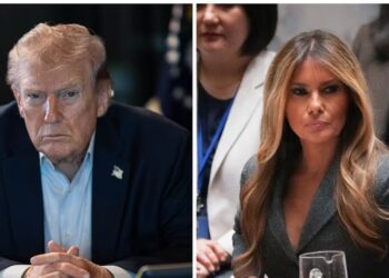 Trump Is Up All Night Posting About Melania While War Rages