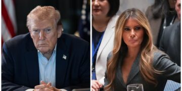 Trump Is Up All Night Posting About Melania While War Rages