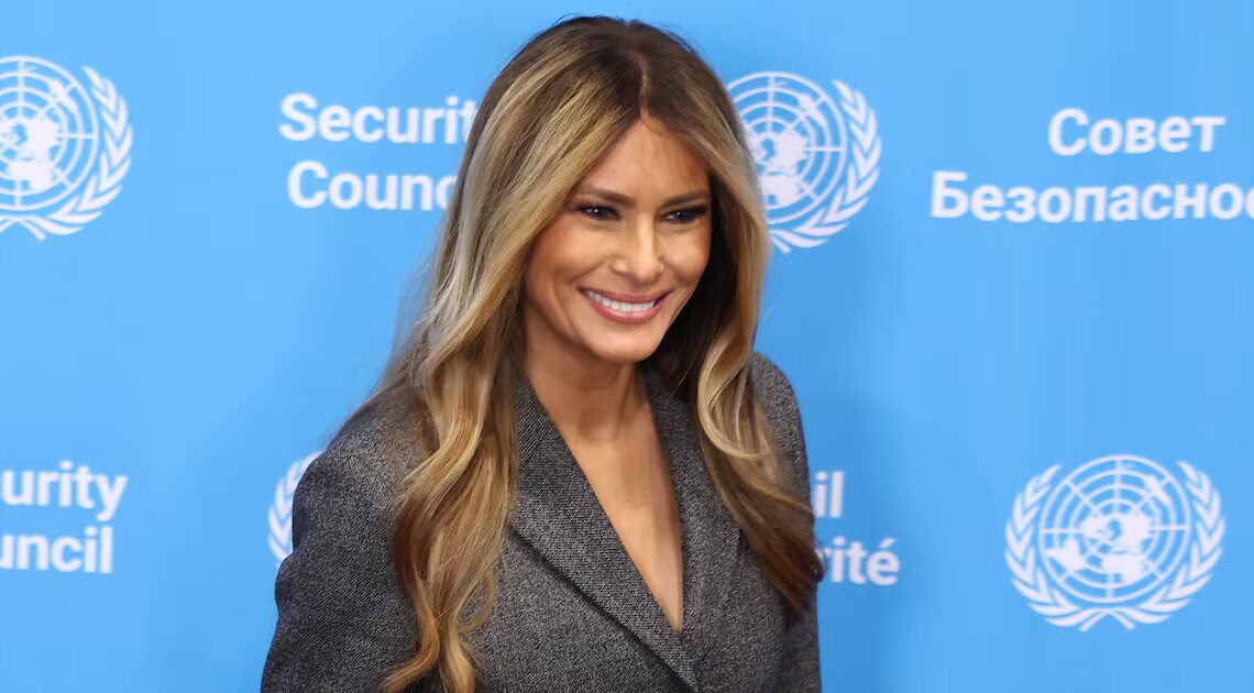 Melania Ignores Elephant in Room Thirsting for World Peace