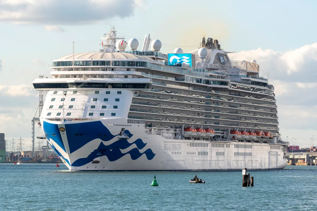 The Regal Princess was en route from Galveston to Cozumel Feb. 23, when crew members responded to a small boat with four people aboard.