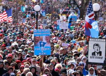 No Kings Protesters Take to Streets in Towns and Cities Across the U.S.