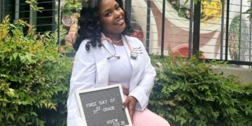 After a decade as a Yale hospital janitor, she is now a doctor there