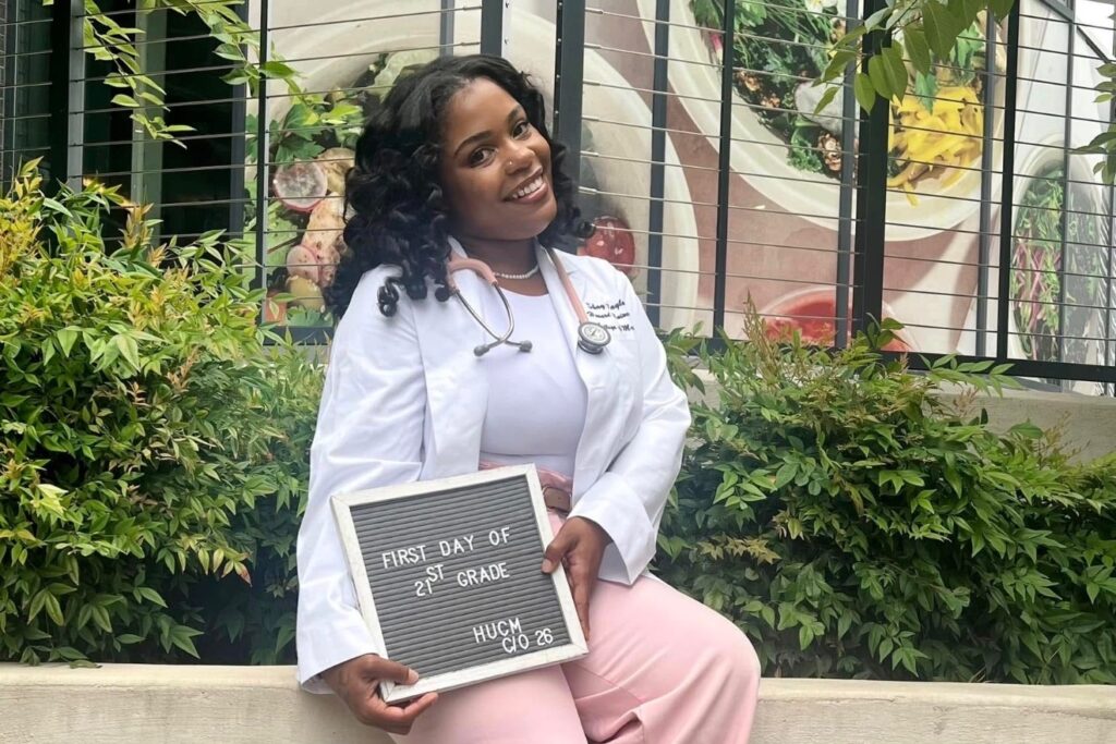 After a decade as a Yale hospital janitor, she is now a doctor there
