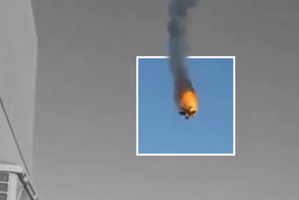Videos appear to show the moments U.S. fighter jets were shot down over Kuwait