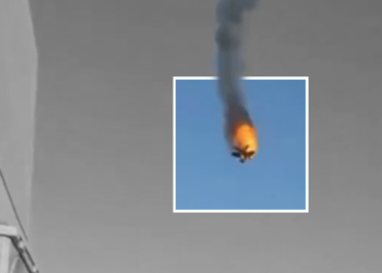 Video appears to show the moment a Kuwaiti fighter jet accidentally shot down a U.S. F-15