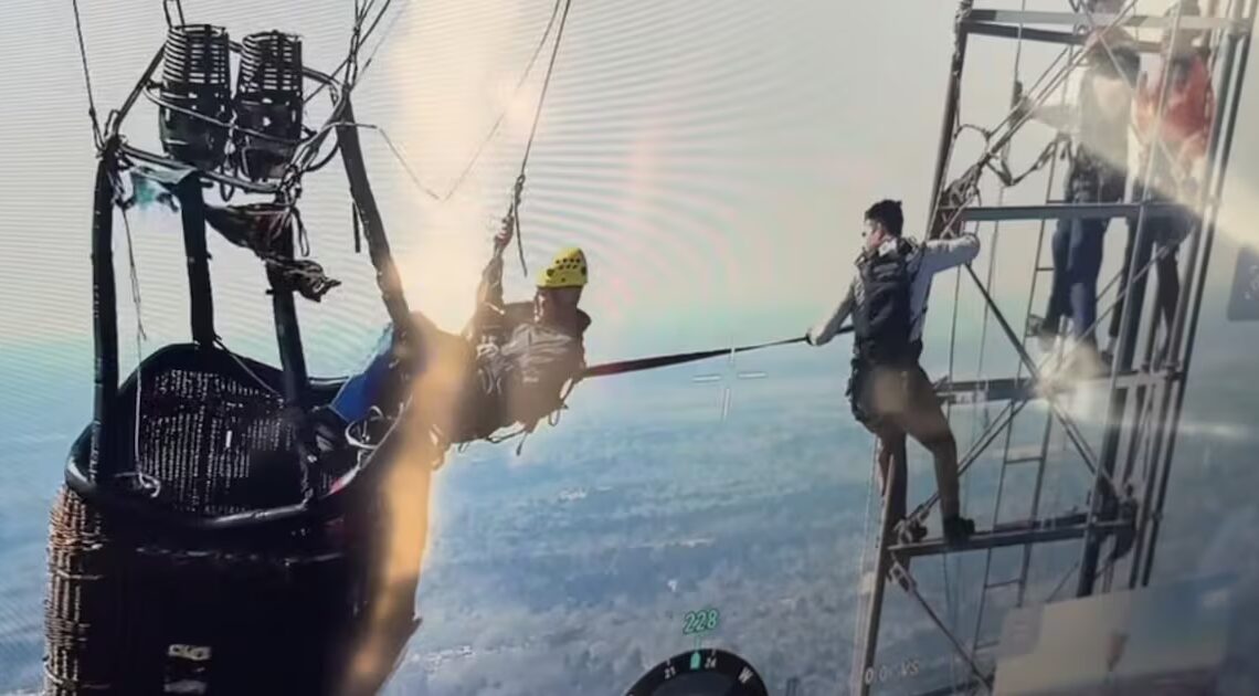 2 Hot Air Balloon Passengers Saved in Dramatic Mid-Air Rescue