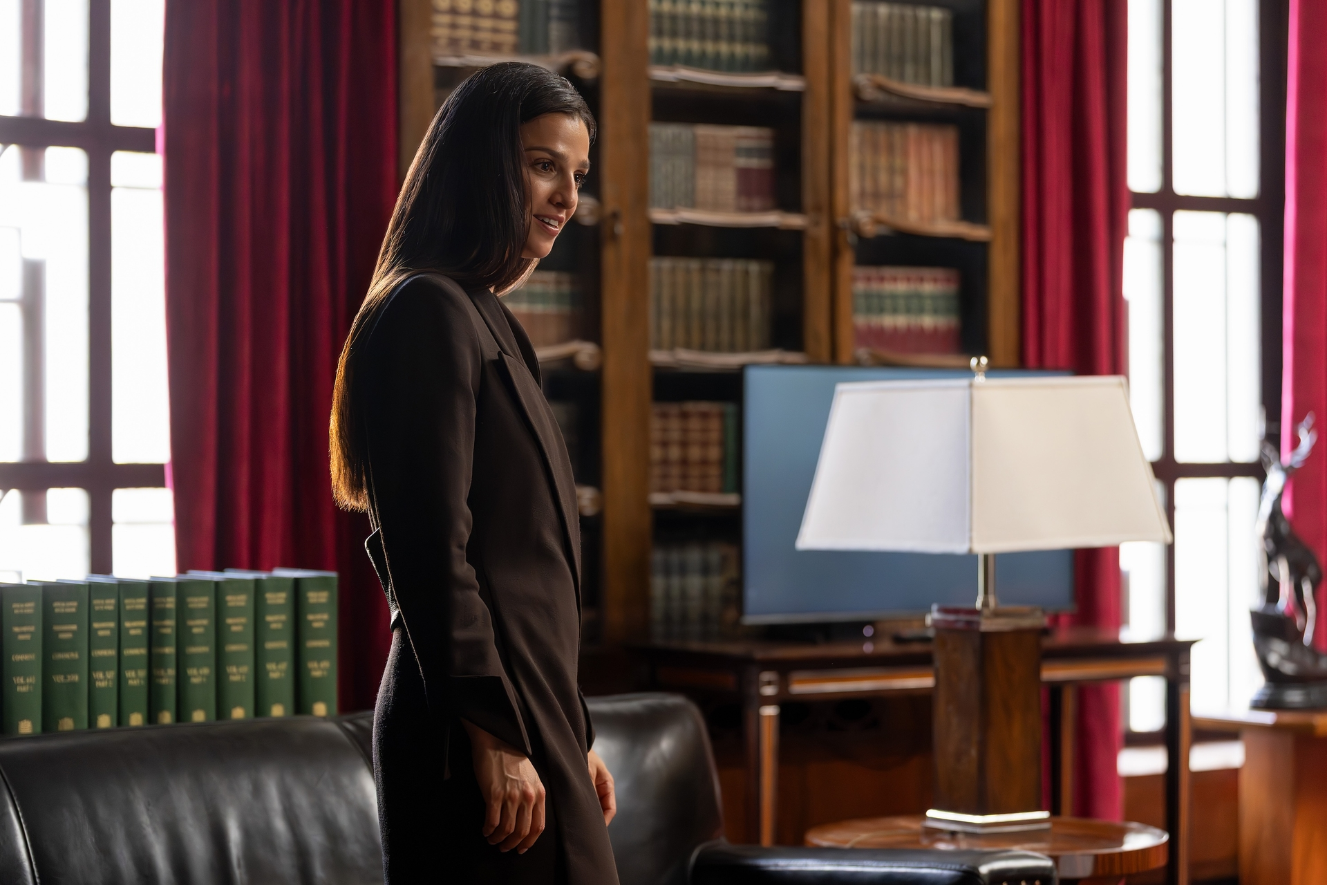 Marisa Abela as Yasmin in the 'Industry' Season 4 finale. 