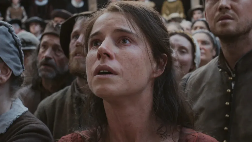 Jessie Buckley as Agnes in “Hamnet” (Focus Features)