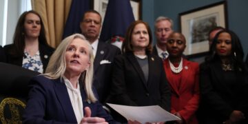 Partisan brawl in Virginia taints Spanberger’s moderate image