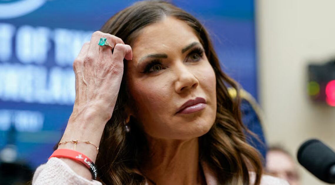 Trump’s Brazenly Hypocritical Reason to Fire Kristi Noem Revealed