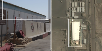 U.S. troops had little protection from drone strike that killed 6, imagery shows