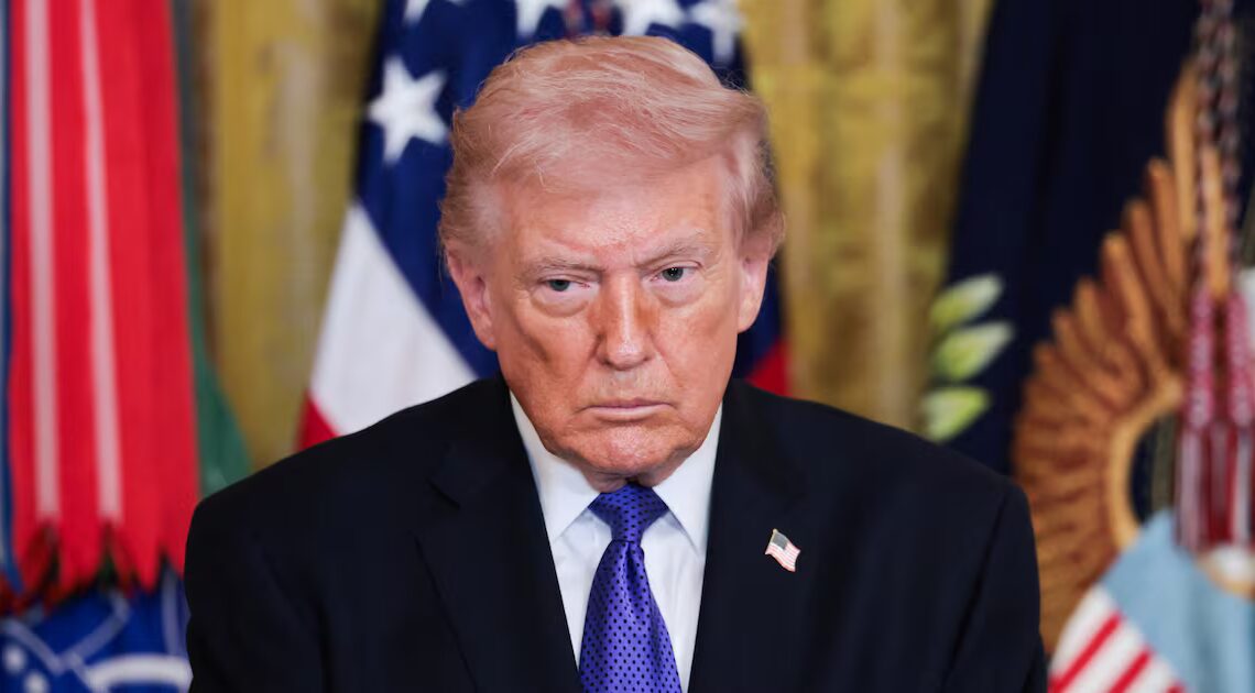 Trump’s Approval Rating Hits Second-Term Low Amid Iran Backlash