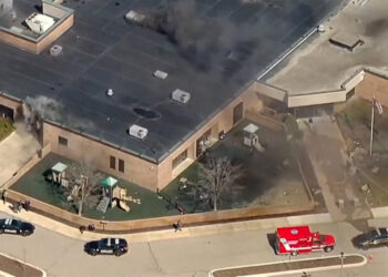 Man dead after driving car into Michigan synagogue, authorities say