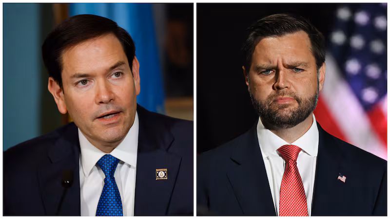 Marco Rubio and JD Vance