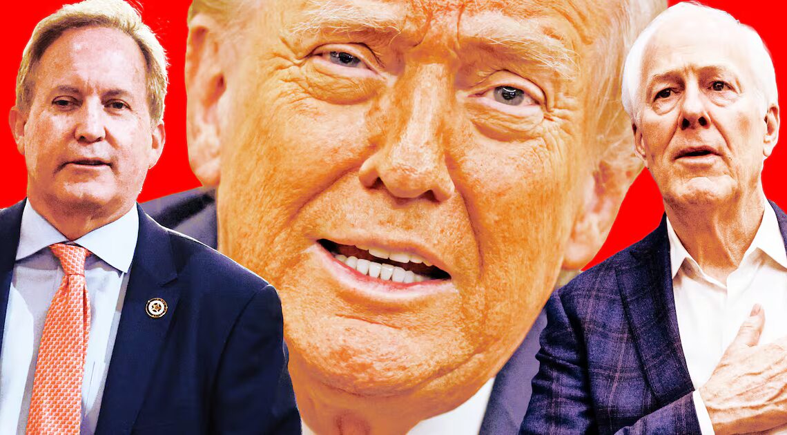 Trump Freaks Out Over Brutal Texas Primary MAGA Showdown