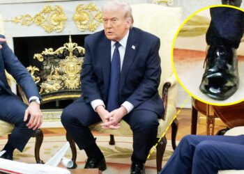 Trump, 79, Flaunts His Bulging Cankles at Important Meeting