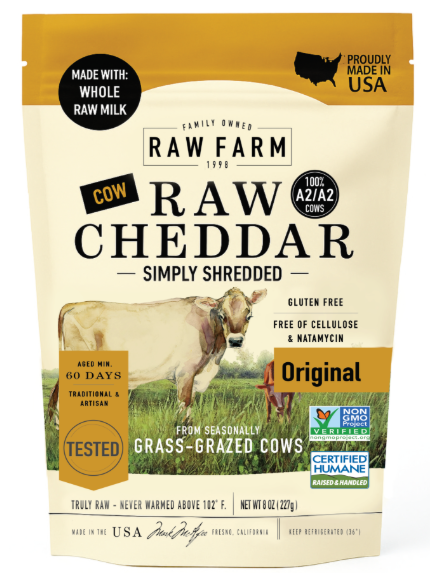 The FDA issued a warning urging consumers of a raw cheddar cheese product by RAW FARM linked to E. coli. 