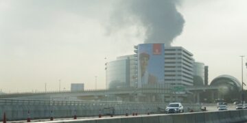 Drone hits Dubai airport as Iran targets commerce; Israel says war will go on