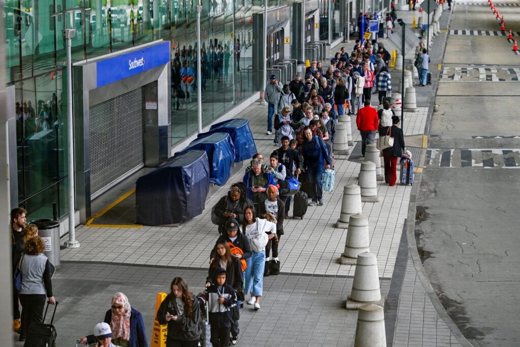 TSA lines are so out of control that travelers are hiring line-sitters