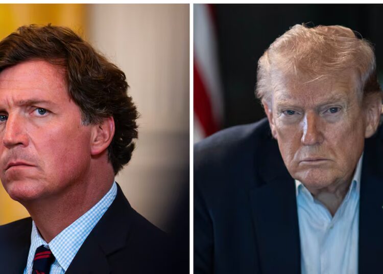 Tucker Carlson Cries Uncle After Trump Denounces Him