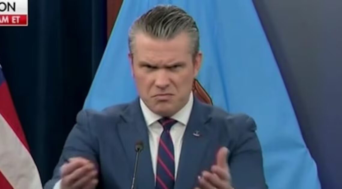 Pete Hegseth Snaps at Press During Wild Pentagon Briefing