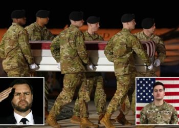 JD Vance attends dignified transfer for seventh US soldier killed in Iran war