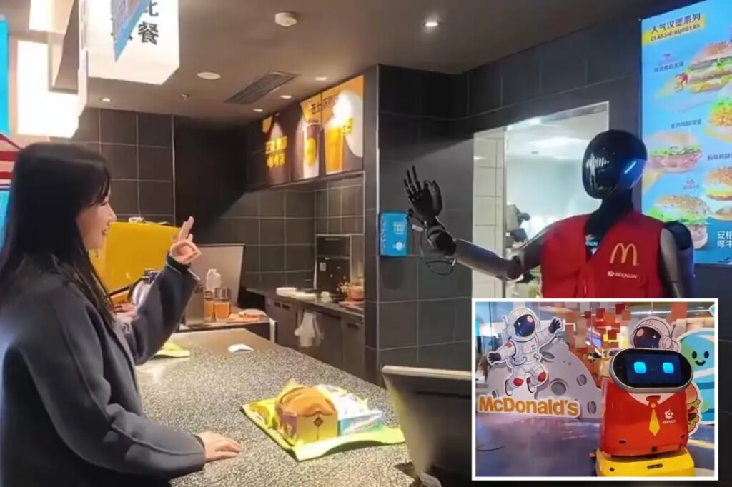 McDonalds in Chinese city pilots humanoid robots to serve meals, greet customers