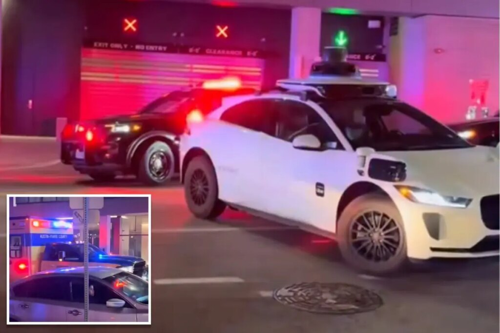 Video shows self-driving Waymo car blocking emergency vehicles responding to deadly Austin shooting