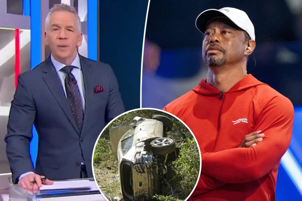 NBC host awkwardly apologizes for showing wrong Tiger Woods car crash after latest DUI arrest
