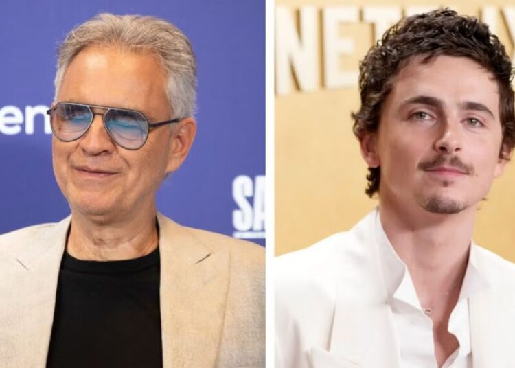 Andrea Bocelli Invites Timothée Chalamet to One of His Concerts After Opera Dig
